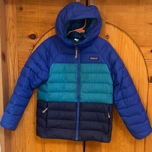 Patagonia Kids Reversible Down Hoody Jacket